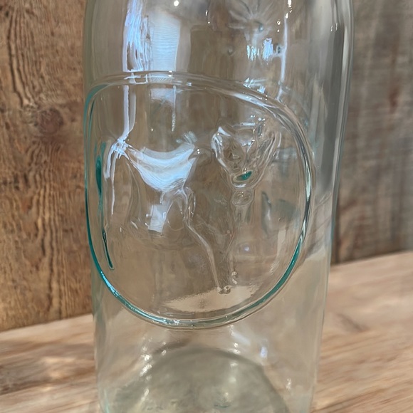 Vintage Absolutely Pure Milk Embossed Cow Bottle - Picture 3 of 4